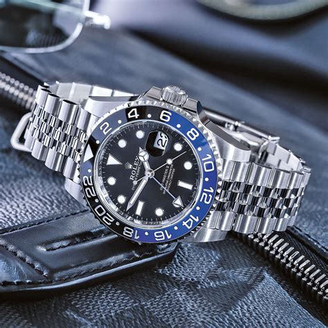 rolex gmt master ii - batman mens watch|Rolex gmt Batman for sale.